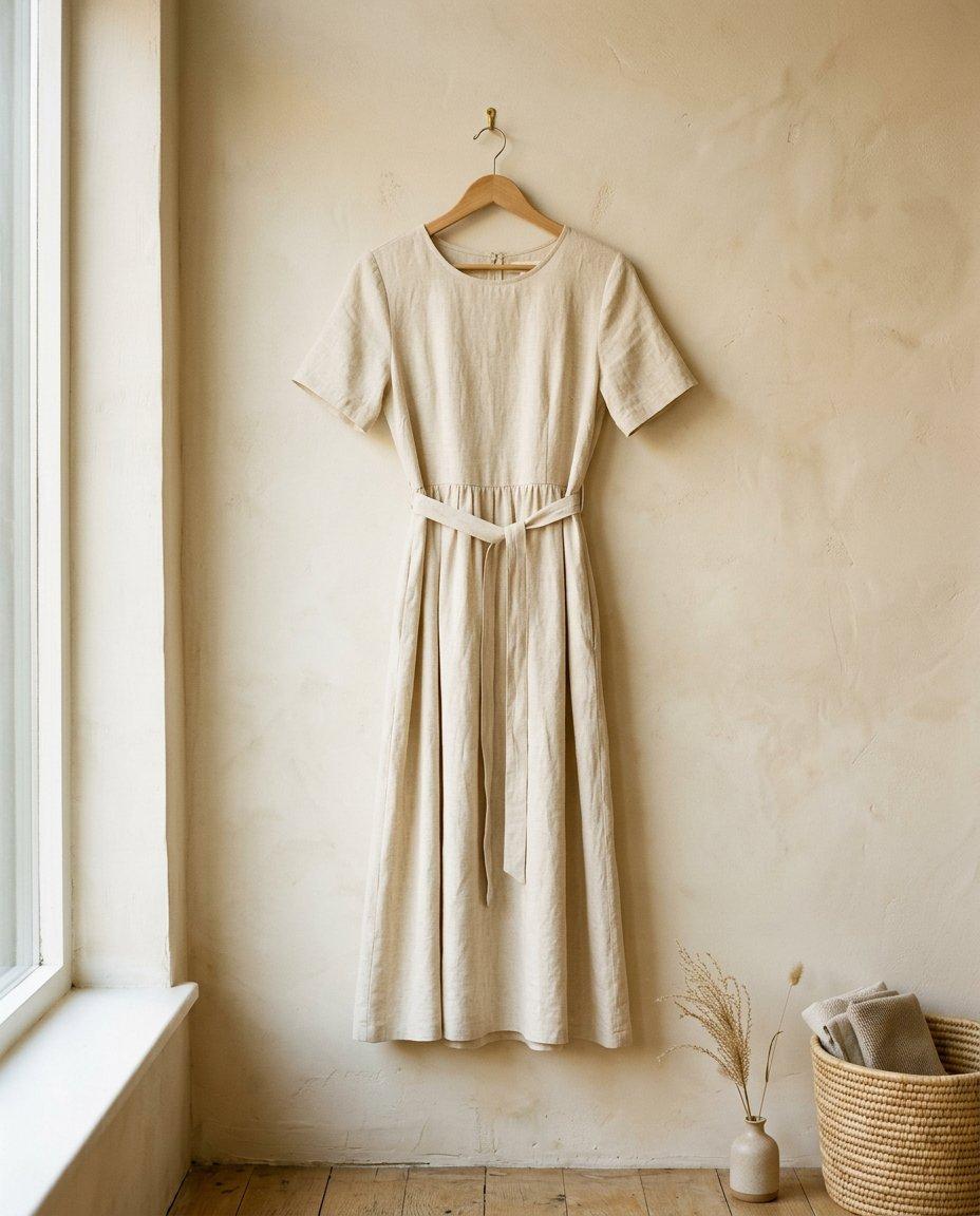 Isola Linen Dress